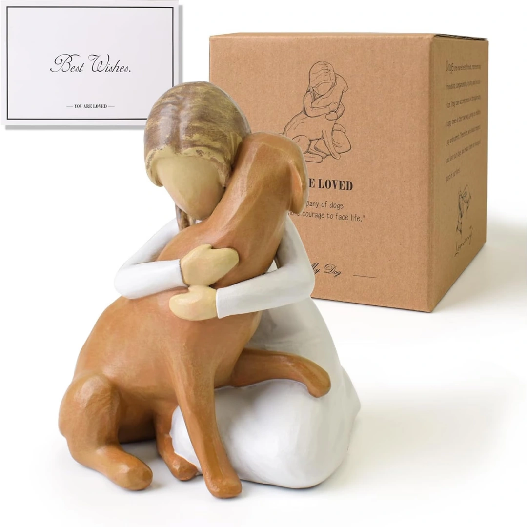 1f2c5dd4c002474891889c56bf6b30fe-goods Pet Memorial Resin Figurine - Image 1