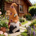 Bee Gnome Resin Garden Statue