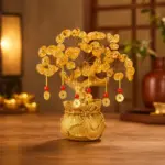 Citrine Money Tree with Dragon Pot