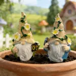Resin Garden Guardian Gnome Statue