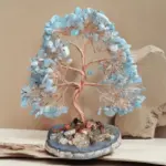 Natural Aquamarine Crystal Tree