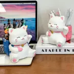Lucky Cat Pen Holder Desk Organizer