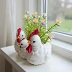 Japanese Teapot Bowl Planter Set