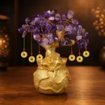 Citrine Money Tree with Dragon Pot
