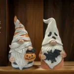 2-Piece Halloween Gnome Figurine Set