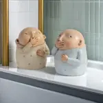 Funny Boy Nose Resin Statue